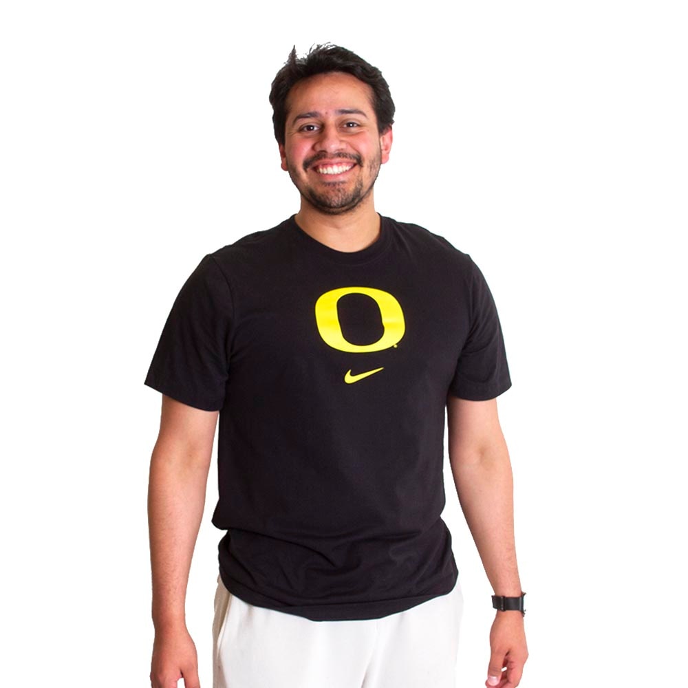 Classic Oregon O, Nike, Black, Crew Neck, Men, Unisex, 681073